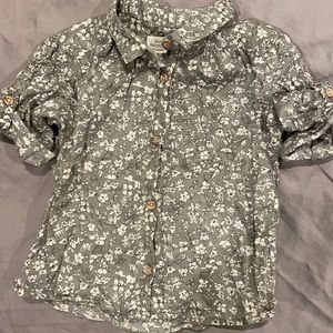 Zara girls button down top 12-18 months